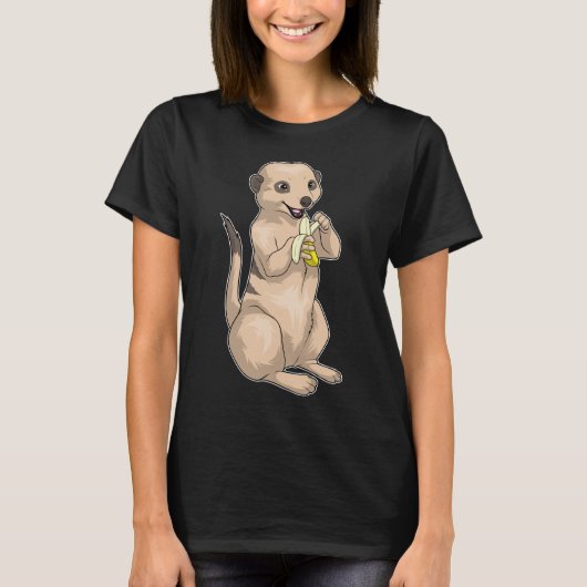Meerkat Banana T-Shirt (Vorderseite)