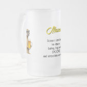 Meerkat Beer Mattierte Tasse (Vorderseite Links)