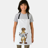 Meerkat bei Reading a Newspapier Schürze (Insitu)