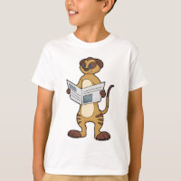 Meerkat bei Reading a Newspapier