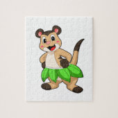 Meerkat beim Ballettanz Puzzle (Vertikal)