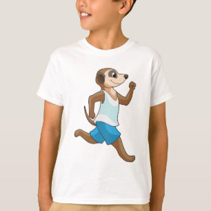 Meerkat beim Laufsport T-Shirt