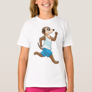 Meerkat beim Laufsport T-Shirt