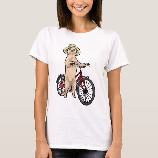 Meerkat Bicycle T-Shirt (Vorderseite)