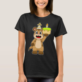 Meerkat Birthday Candle Cake T-Shirt