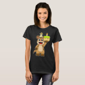 Meerkat Birthday Candle Cake T-Shirt (Vorne ganz)