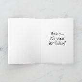 Meerkat Birthday Card Karte (Innenseite)