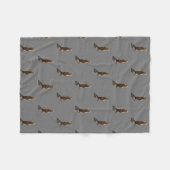 Meerkat Blanket Fleecedecke (Vorderseite (Horizontal))