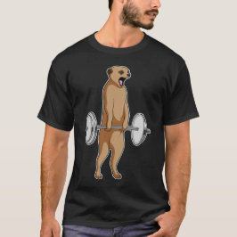 Meerkat Bodybuilding Dumbells T-Shirt