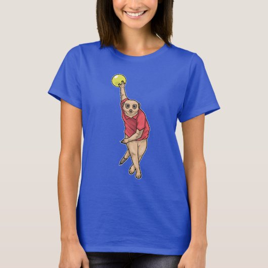 Meerkat Bowling Bowling ball T-Shirt (Vorderseite)