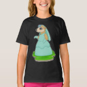 Meerkat Bride Veil Wedding T-Shirt (Vorderseite)