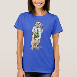 Meerkat Chemistry Teacher Test Tube T-Shirt