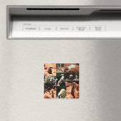 Meerkat Collection FotoCollage, Magnet (In Situ (Geschirrspüler))