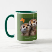 Meerkat Couple immer und immer zusammen Tasse (Links)