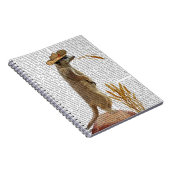 Meerkat Cowboy Notizblock (Rechte Seite)