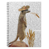 Meerkat Cowboy Notizblock (Vorderseite)