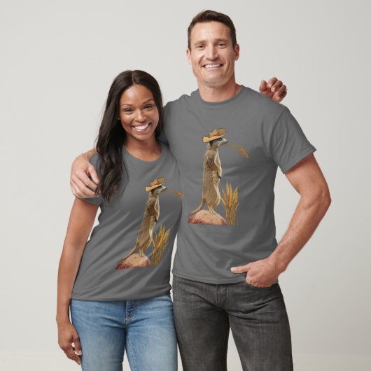 Meerkat Cowboy T-Shirt (Unisex)