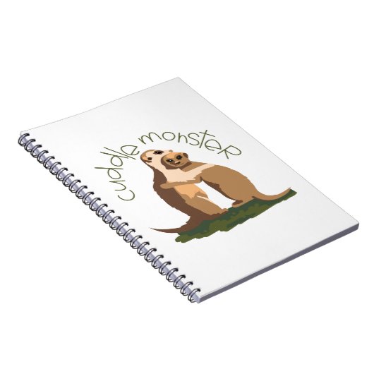 Meerkat Cuddle Notizblock (Rechte Seite)