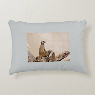 Meerkat Custom Polyester Accent Cushion Zierkissen