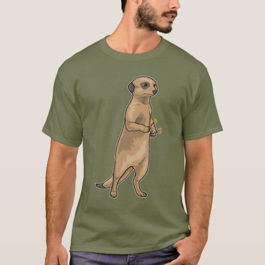 Meerkat Darts Dart T-Shirt (Vorderseite)