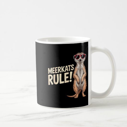 Meerkat Design For Men Women Kids Zoo Keeper Safar Kaffeetasse (Rechts)