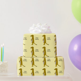 Meerkat-Design Geburtstagsgeschenk in beliebiger H Geschenkpapier