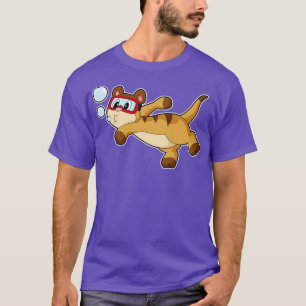 Meerkat Diver Schwimmbrille T-Shirt