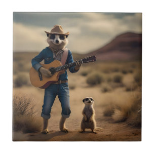 Meerkat Duet: Gemeinsam in Harmonie zusammenarbeit Fliese