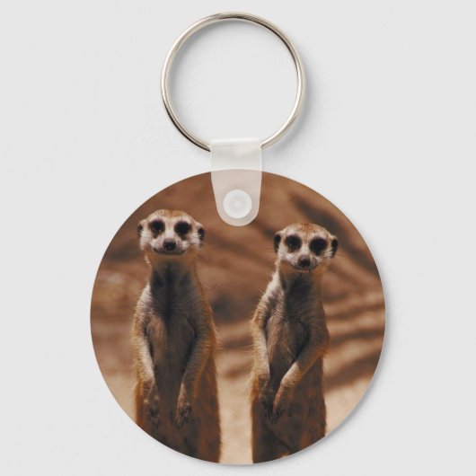Meerkat Duo Schlüsselanhänger (Vorderseite)