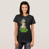Meerkat Easter Easter eggs T-Shirt (Vorne ganz)