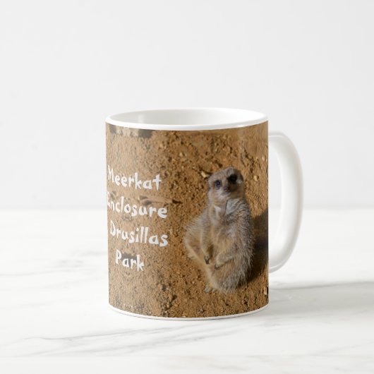 Meerkat Enclosure, Drusillas Park Kaffeetasse (VorderseiteRechts)