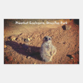 Meerkat Enclosure, Drusillas Park Sticker (Vorderseite)