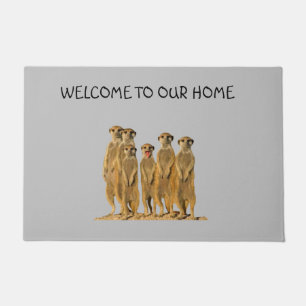 Meerkat Family Doormat Fußmatte