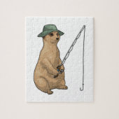 Meerkat Fishing Fisher Puzzle (Vertikal)