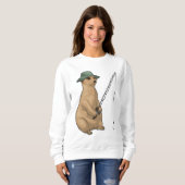Meerkat Fishing Fisher Sweatshirt (Vorne ganz)