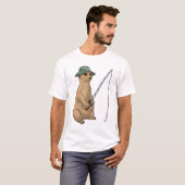 Meerkat Fishing Fisher T-Shirt (Vorne ganz)