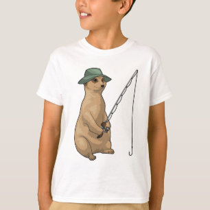 Meerkat Fishing Fisher T-Shirt
