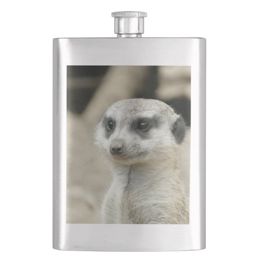 Meerkat Flachmann (Vorderseite)