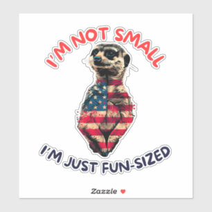 Meerkat Flag Amerika Aufkleber