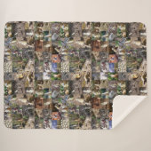 Meerkat FotoCollage, Sherpadecke (Vorderseite (Horizontal))