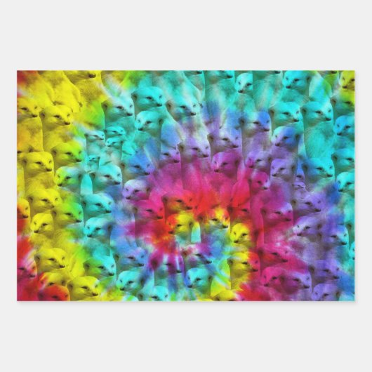 Meerkat-Gefärbte Krawatte, Geschenkverpackungen, Geschenkpapier Set (Vorderseite 3)