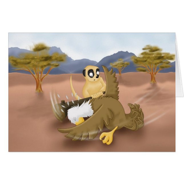 meerkat gegen Adler (Vorderseite (Horizontal))