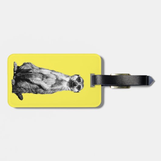 Meerkat Gepäckanhänger (Rückseite horizontal)