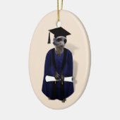 Meerkat Grad Abschluss Keramik Ornament (Links)