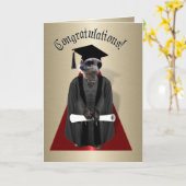 Meerkat Graduate Karte (Gelbe Blume)