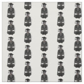 Meerkat Graduate mit Diplom Stoff (Muster)