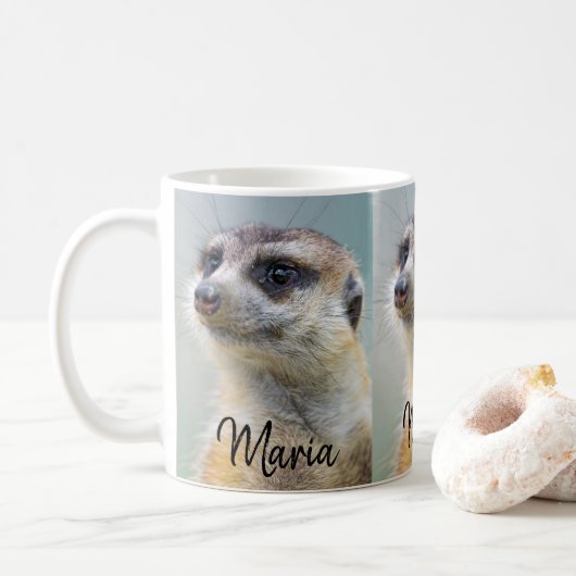 Meerkat Green Tasse (Mit Donut)
