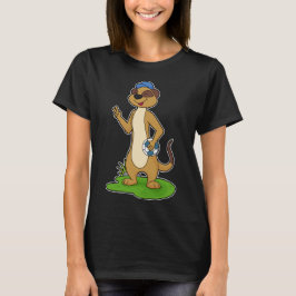 Meerkat Handball Spieler Handball T-Shirt
