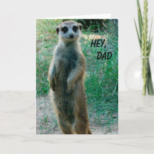 Meerkat Happy Vatertag Karte