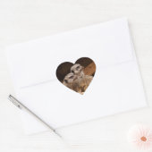 Meerkat Heart Sticker (Umschlag)